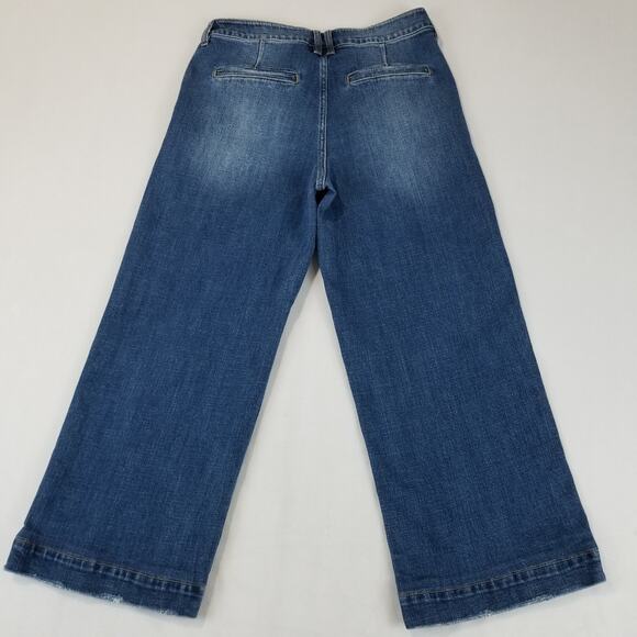 KanCan Jeans Size 11/29 Wide Leg KC7127M High Rise Trouser Stretch Denim Blue - Picture 2 of 9